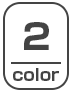 2色のバリエーションを示すcolorアイコン